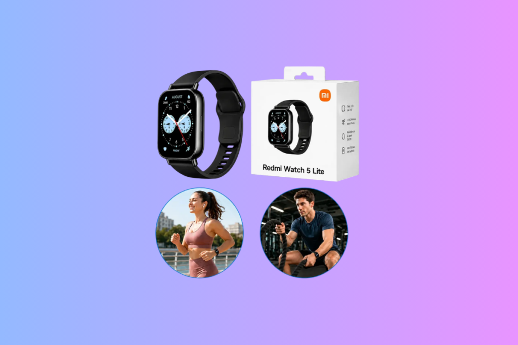 Relógio Smartwatch Redmi Watch 5 Active Lite Xiaomi Preto Prateado: Análise Completa 4 1 4